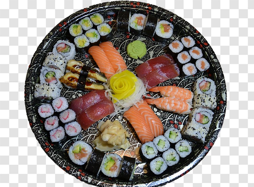 California Roll Sashimi Makizushi Gimbap Sushi - Cuisine - Va Transparent PNG