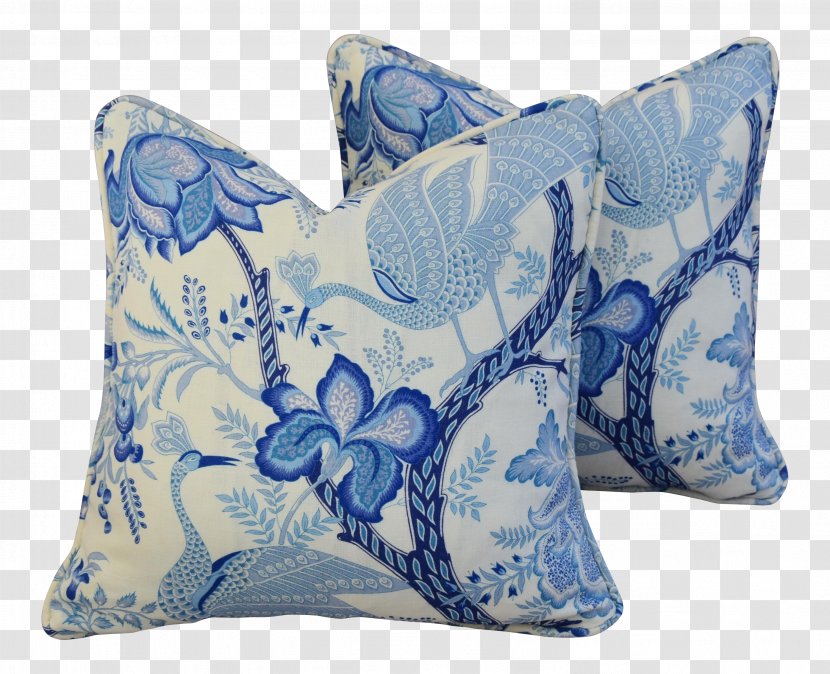 Throw Pillows Cushion Blue White - Pillow Transparent PNG