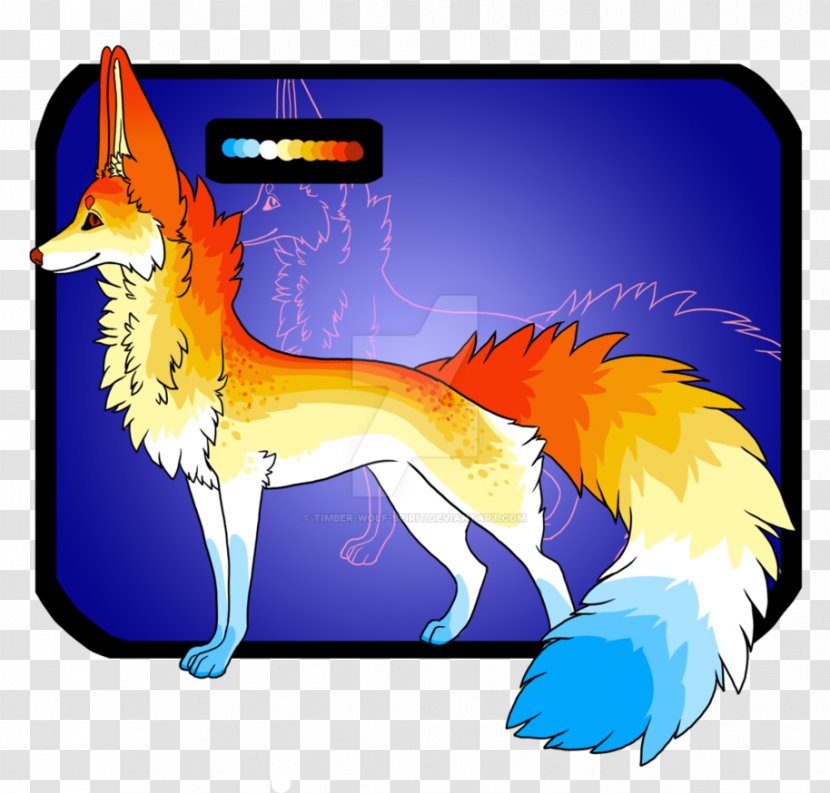 Red Fox Gray Wolf Snout Kitsune - Organism - Fire Transparent PNG