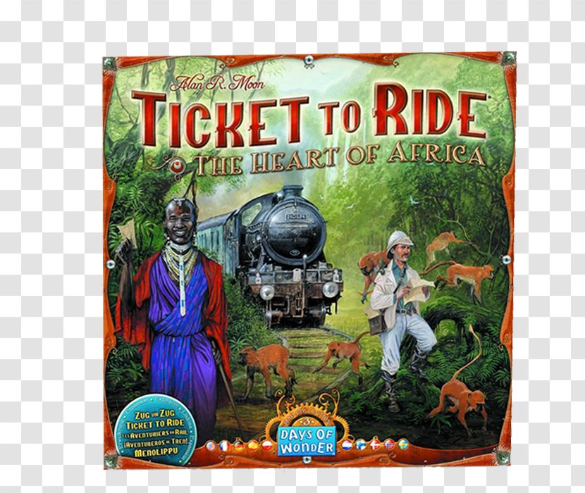 Days Of Wonder Ticket To Ride Series Board Game - Tabletop Games Expansions - Inflation Transparent PNG