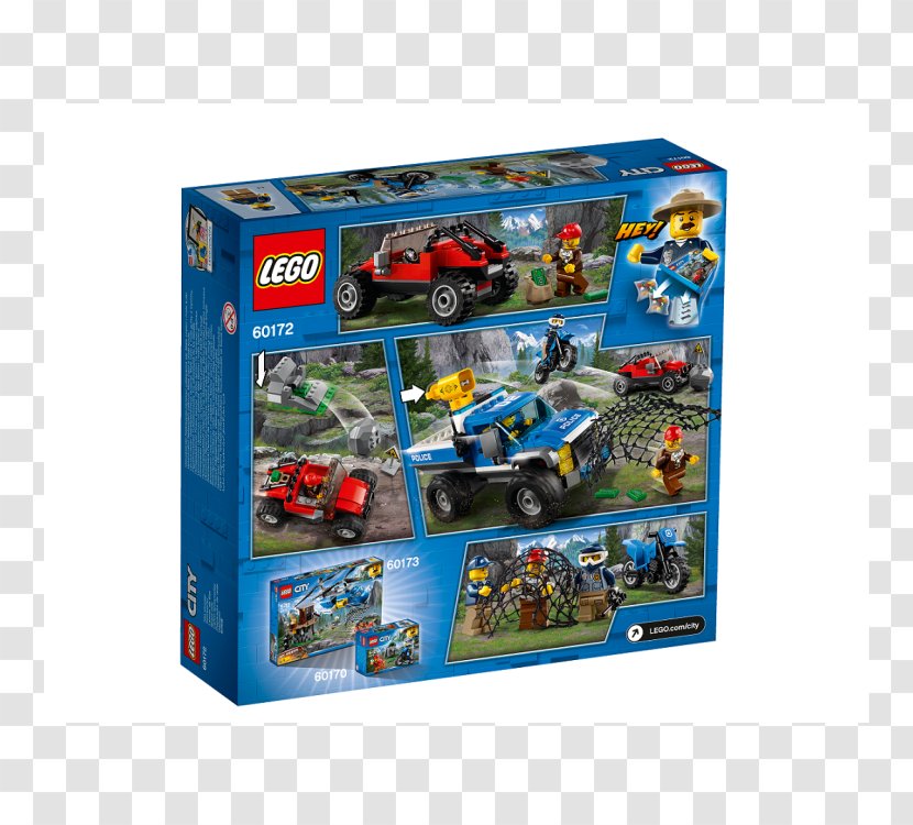 LEGO 60172 City Dirt Road Pursuit Toy Lego Ninjago Friends - Police Transparent PNG