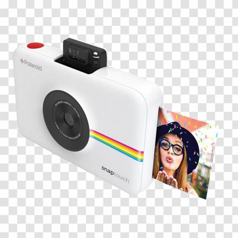 Polaroid Snap Touch 13.0 MP Compact Digital Camera - 1080pWhite Instant Camera1080pBlush PinkCamera Transparent PNG
