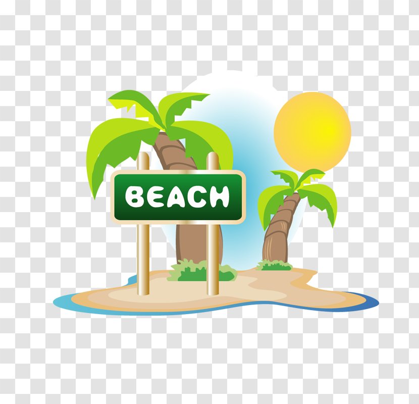 Beach - Text - Sandy Transparent PNG