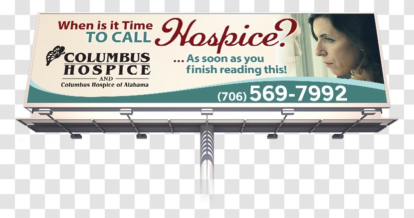 Billboard Out-of-home Advertising Brand Display - Hospice - Outdoor Transparent PNG