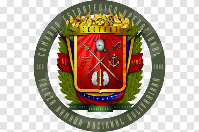 National Bolivarian Armed Forces Of Venezuela Comando Estratégico Operacional Ministry Defense Venezuelan Air Force - Wall Clock - Military Transparent PNG