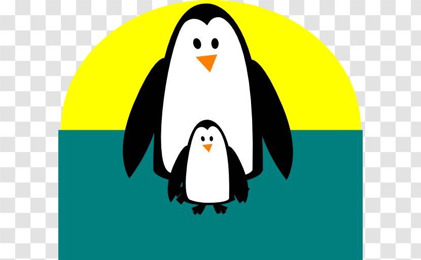 Penguin Mother Clip Art - Vertebrate - Small Cliparts Transparent PNG