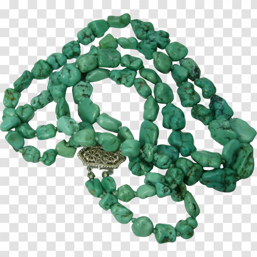 Turquoise Bead Bracelet Emerald - Jewelry Making Transparent PNG