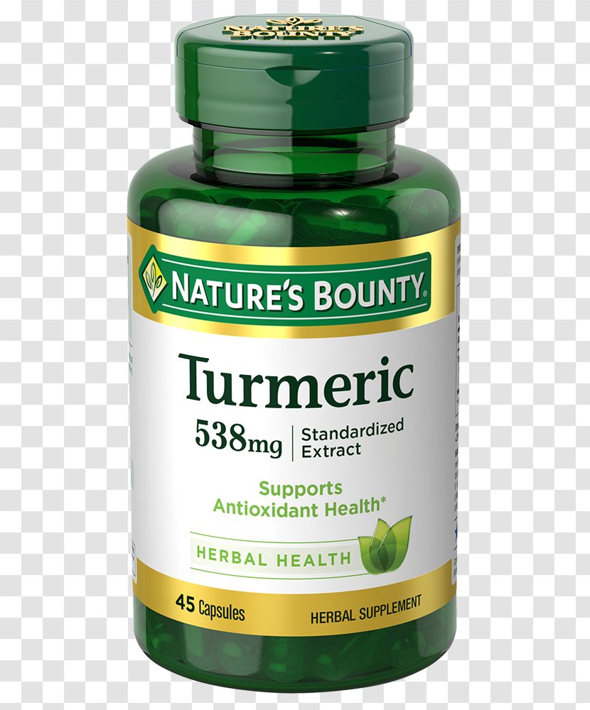 Dietary Supplement Turmeric NBTY Curcumin Capsule - Curcuminoid - Health Transparent PNG