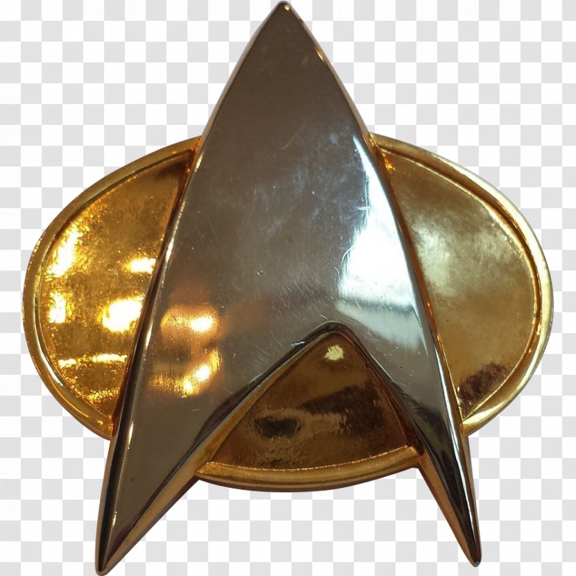 Communicator Star Trek Shore Leave Badge Symbol - Emblem - Retro Vintage Insignias Transparent PNG