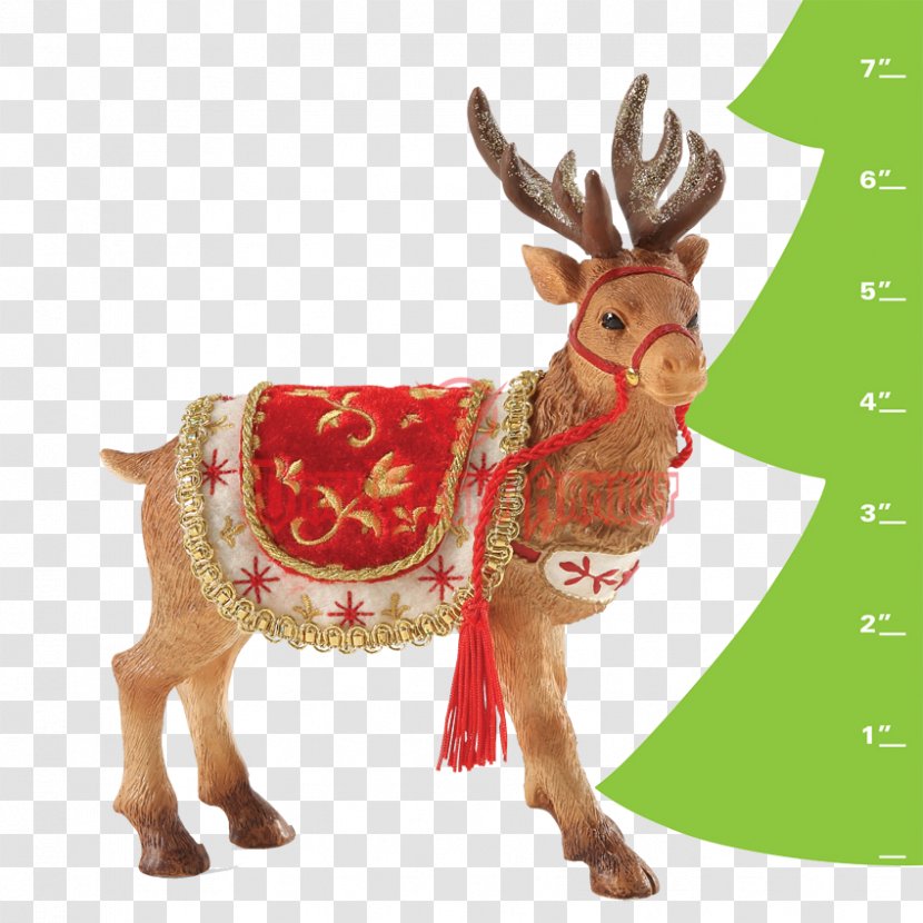 Santa Claus's Reindeer Christmas Decoration - Statue - Claus And Transparent PNG