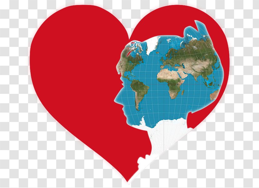 Earth Map - Wikimedia Commons - Flag Heart Transparent PNG