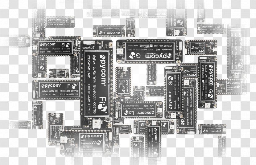 Microcontroller Computer Software Electronics TV Tuner Cards & Adapters Hardware - Black And White Transparent PNG