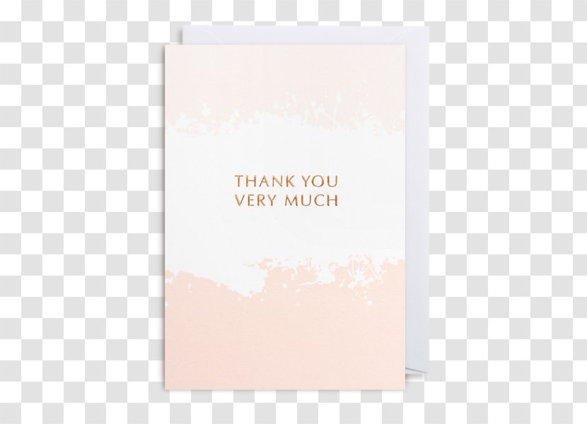 Pink M Greeting & Note Cards - Text - Thank You Very Much! Transparent PNG