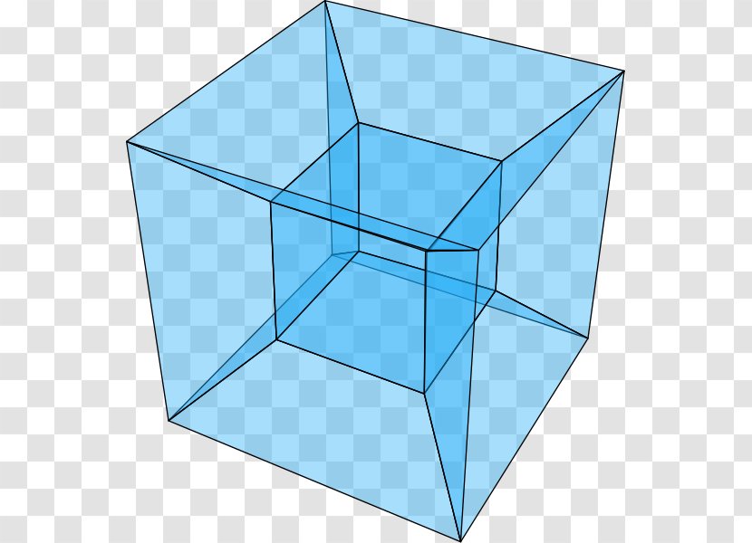 Hypercube Four-dimensional Space Tesseract Geometry - Cube - Mathematics Transparent PNG