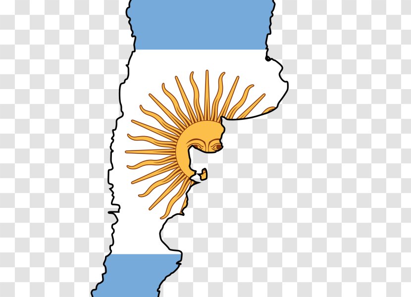 Flag Of Argentina Clip Art Map - Neck Transparent PNG