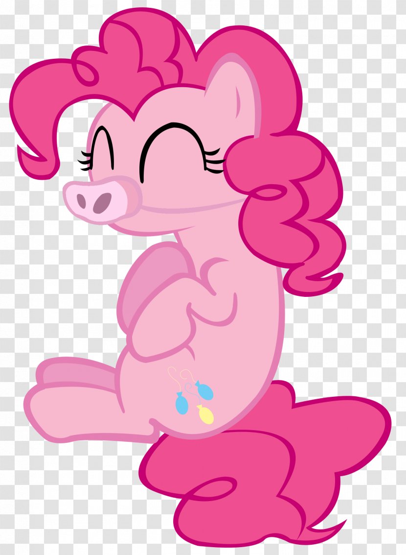 Pinkie Pie Fan Art Digital Pony - Watercolor - Heart Transparent PNG