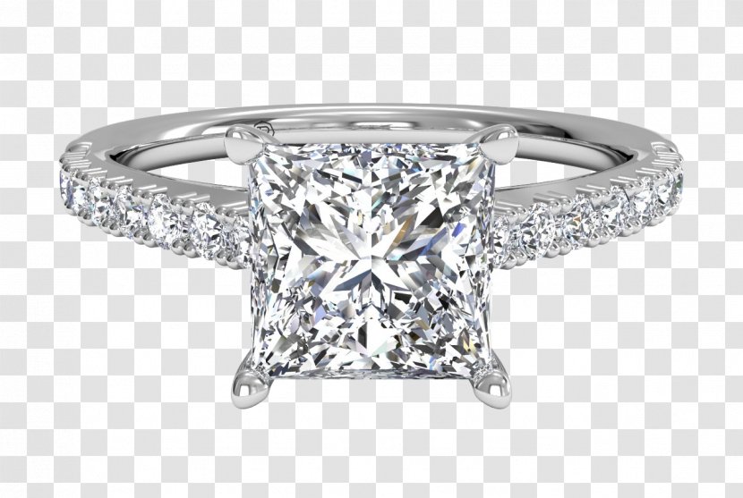 Engagement Ring Ritani Jewellery Wedding - Diamond Cut - Solitaire Transparent PNG