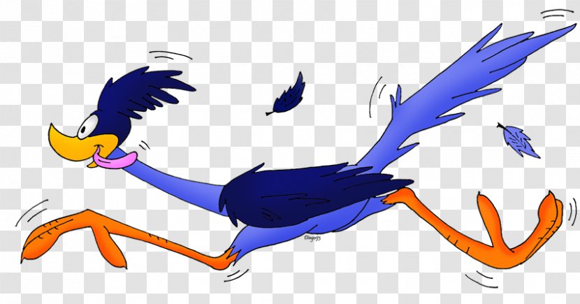 Beak Bird Feather Clip Art - Fictional Character - Road Runner Transparent PNG