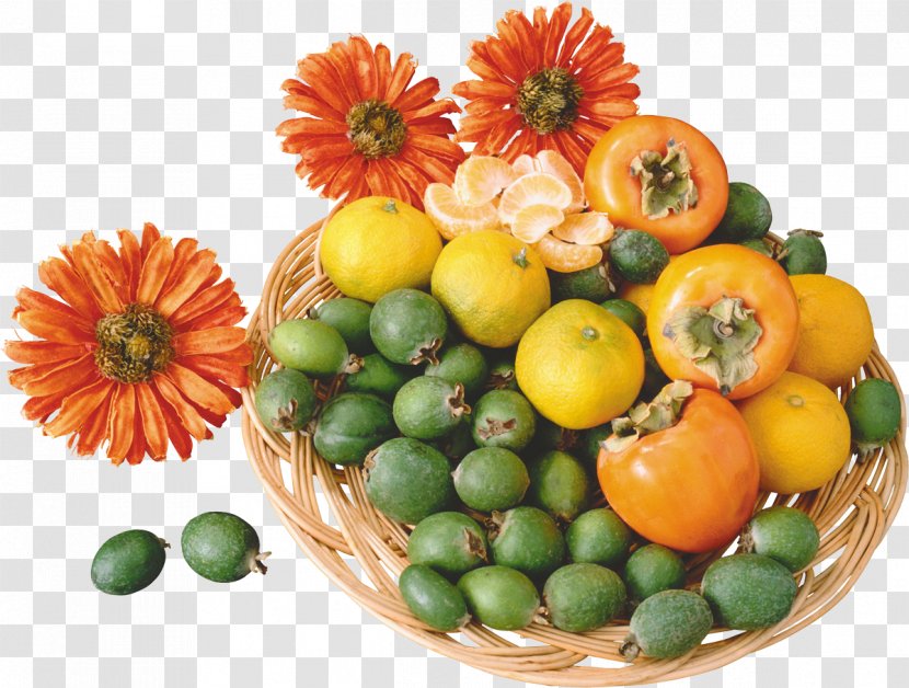Basket Auglis Lemon - Fresh Fruits Transparent PNG