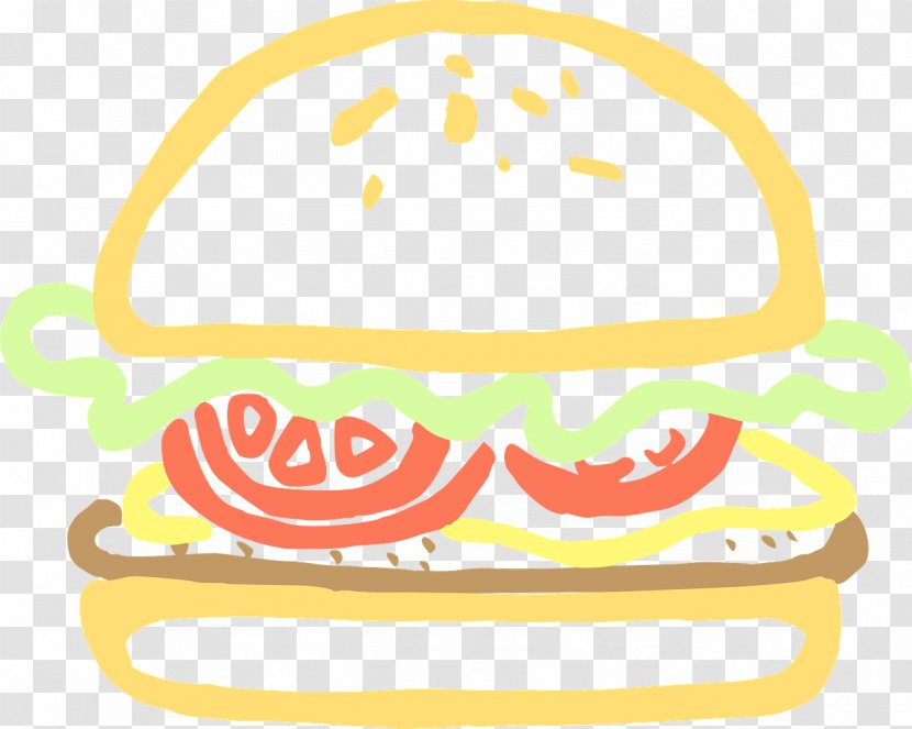 Hamburger Cheeseburger Fast Food Junk Clip Art - Smile Transparent PNG