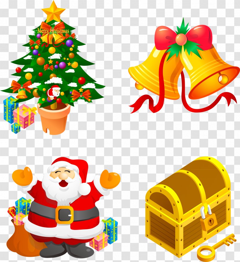 Mrs. Claus Santa Christmas - Tree Element Vector Material Transparent PNG