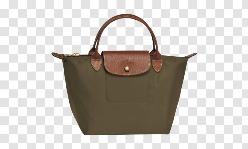 Longchamp Handbag Pliage Tote Bag - Brown Transparent PNG