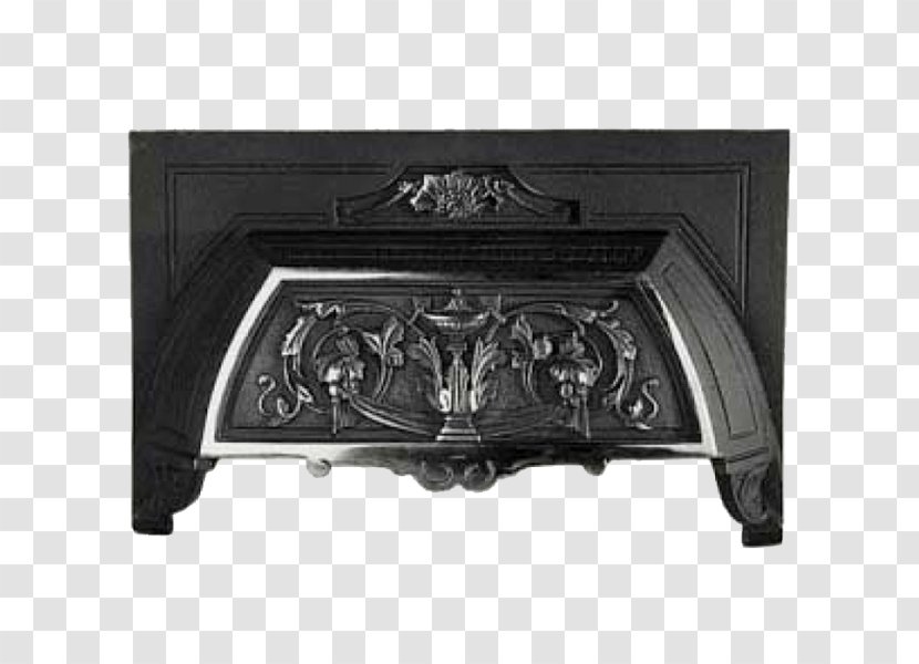 Cast Iron Fireplace Metal - Coal - Wide Canopy Transparent PNG