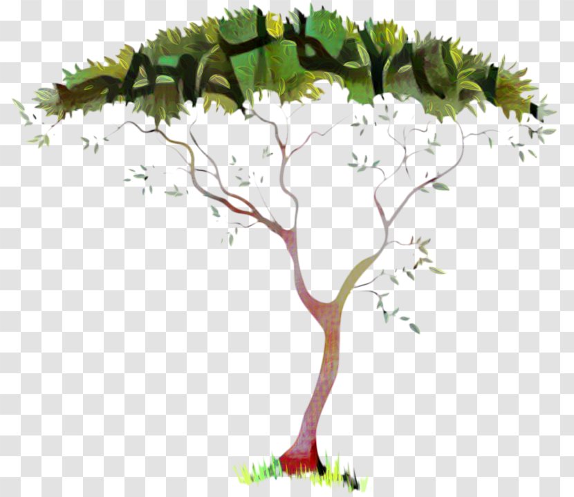 Clip Art Illustration Plant Stem Flowering - Woody - Branching Transparent PNG