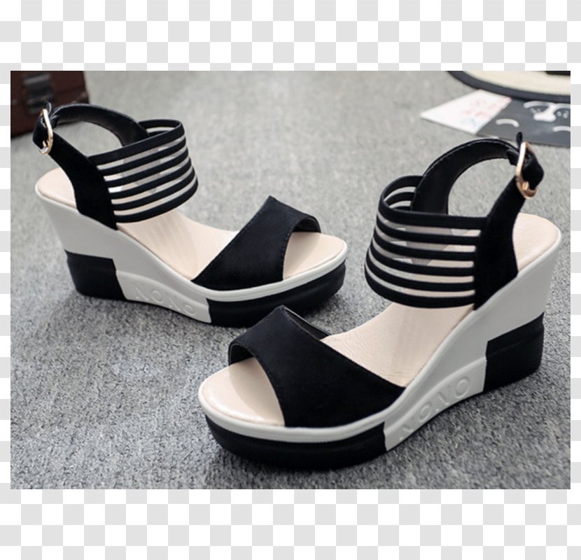 Wedge Sandal High-heeled Shoe Fashion Transparent PNG