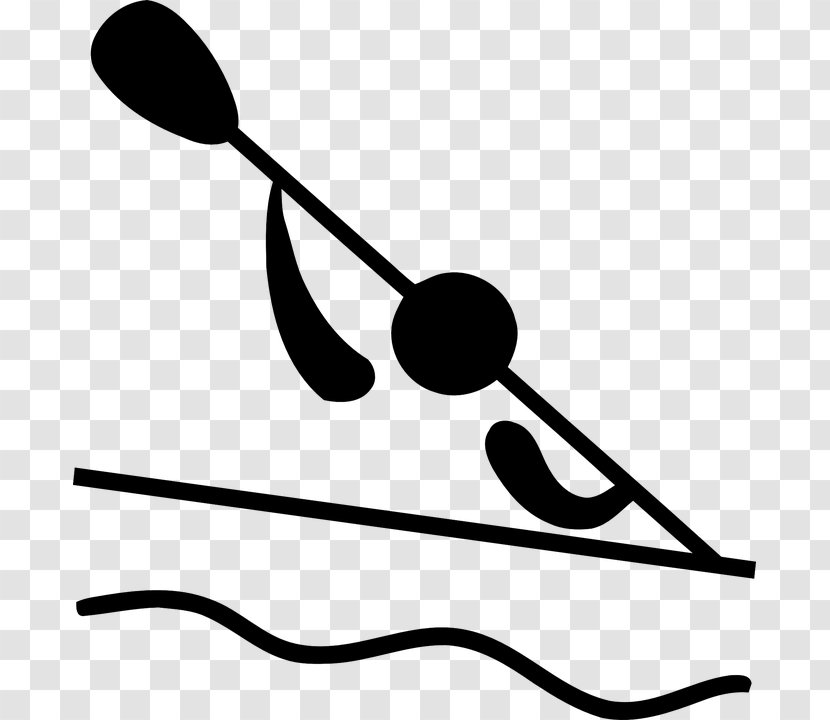 Pictogram Canoe Slalom Canoeing And Kayaking At The Summer Olympics Clip Art - Artwork Transparent PNG