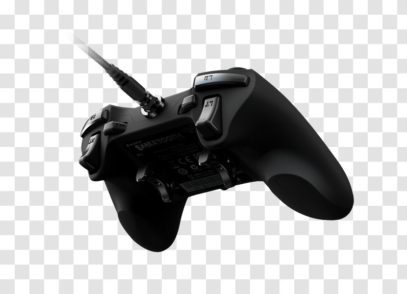 Xbox 360 Controller One Black Wii U GamePad - Technology - Saber-tooth Transparent PNG