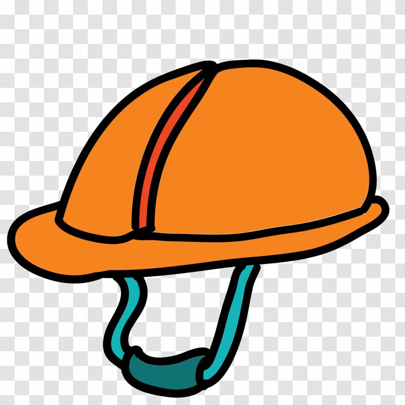 Hard Hats Clip Art Bicycle Helmets Drawing - Hat Transparent PNG