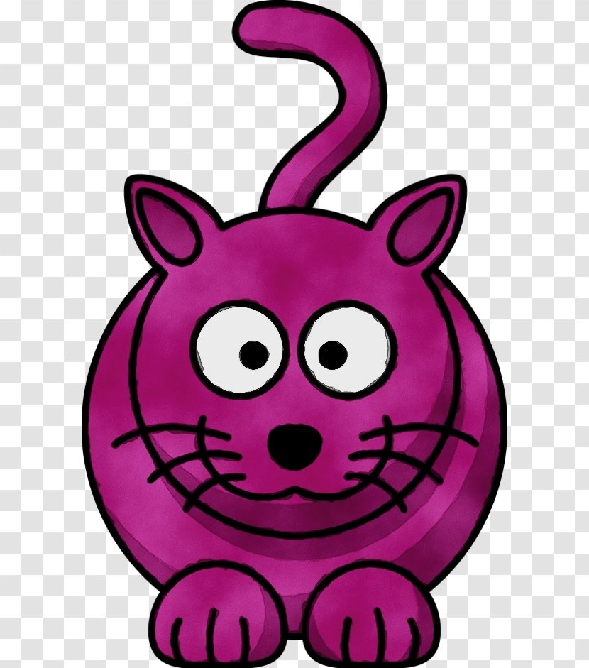 Pink Cartoon Purple Violet Clip Art - Snout - Smile Transparent PNG