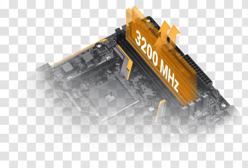 ASUS TUF B350M-PLUS GAMING - Microcontroller - MotherboardMicro ATXSocket AM4AMD B350Socket AM4 DDR4 SDRAM USB 3.1Socket Am4 Transparent PNG