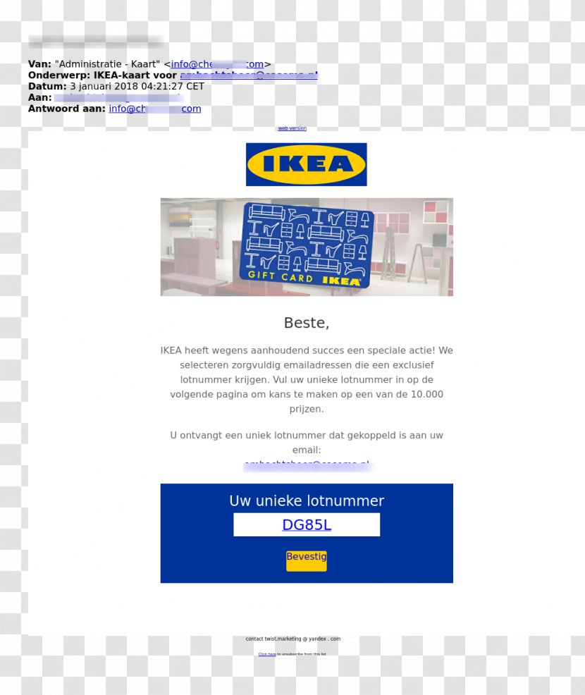 IKEA H&M Phishing Email Kleurplaat - Migros - Noreply Transparent PNG