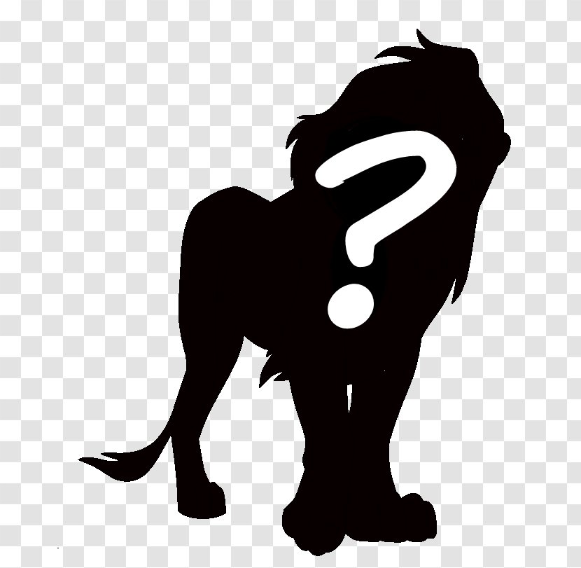 The Lion King Mammal Mustang Cat - Silhouette Transparent PNG
