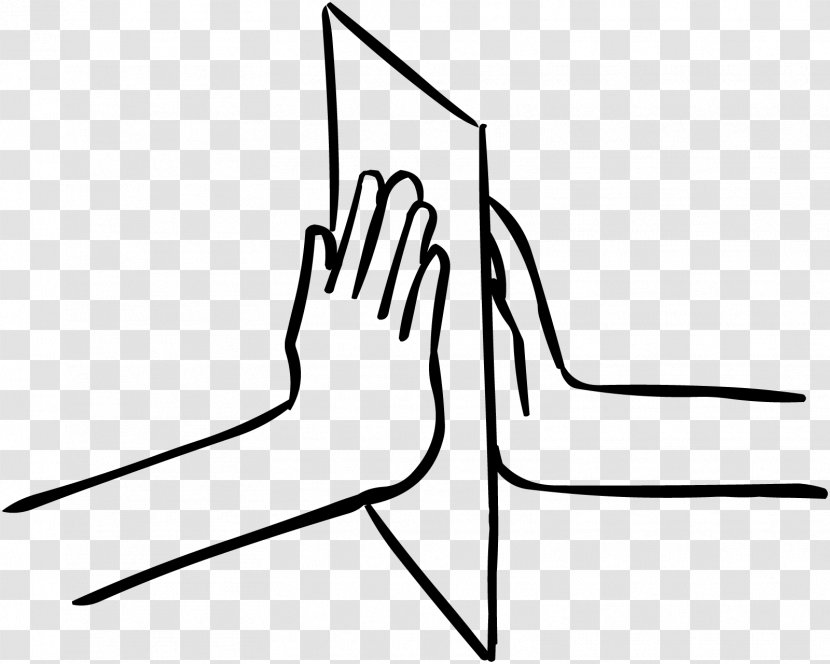 Paper Team Building Clip Art Drawing Goal - Tree - Hand Outline Praying Hands Transparent PNG