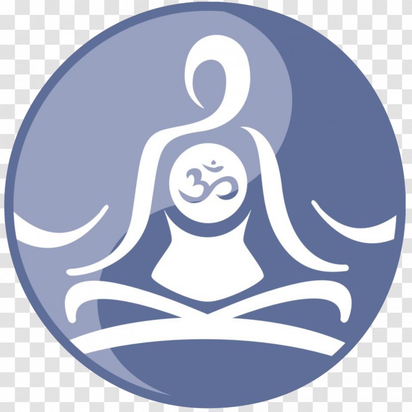 Yoga Background - Logo - Electric Blue Transparent PNG