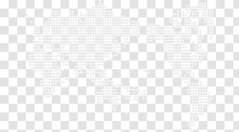 Black And White Square Angle - Grid World Map Transparent PNG