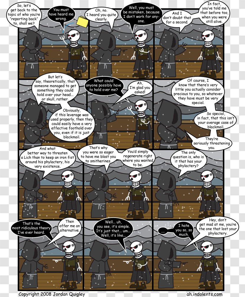 Lich Comics Speech Scroll Tefillin Character - Flower - Jokes Transparent PNG