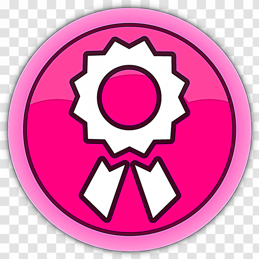 Pink Magenta Symbol Sticker Circle Transparent PNG