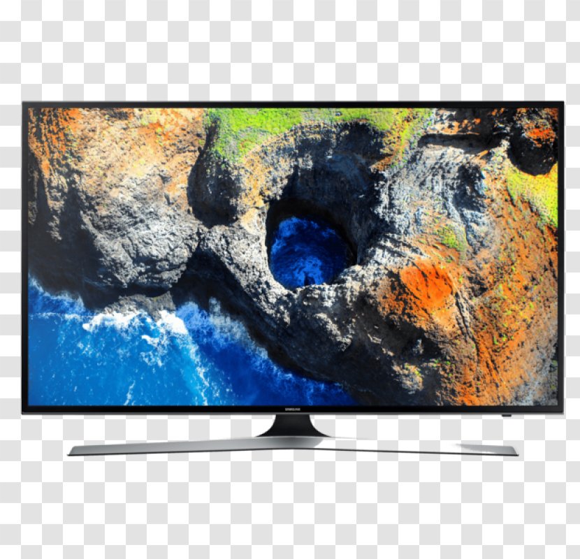 Samsung Smart TV LED-backlit LCD 4K Resolution Ultra-high-definition Television - Set Transparent PNG