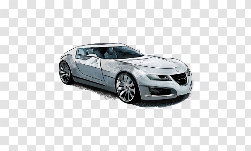 Sports Car Saab Aero-X Nissan GT-R Automotive Design - Personal Luxury - Automobile Transparent PNG