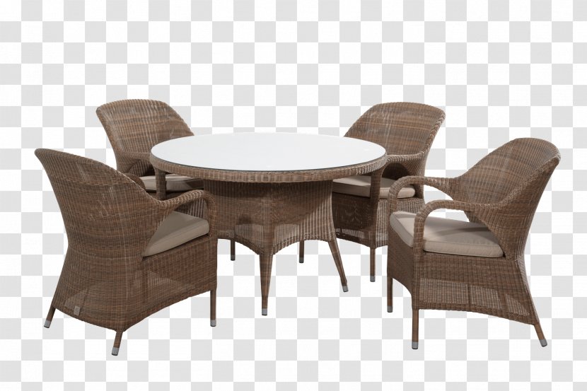 Table Garden Furniture Terrace - Wicker - Sun Lounger Transparent PNG