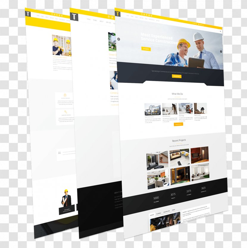 Responsive Web Design Template Joomla Skin WordPress - Page Layout - Chin Templates Transparent PNG