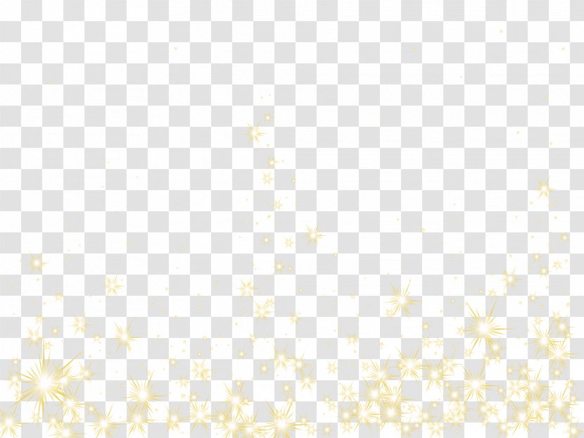 Symmetry Pattern - Golden Snowflake Transparent PNG
