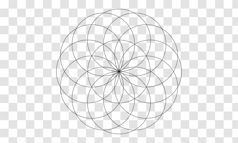 Sacred Geometry Torus Vesica Piscis Circle - Spiral Transparent PNG