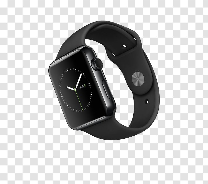 Apple Watch Series 2 1 Smartwatch Stainless Steel - Force Touch - Black Smart Transparent PNG