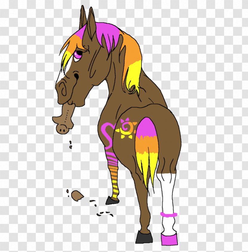 Mustang Stallion Pony Halter Illustration - Vertebrate Transparent PNG