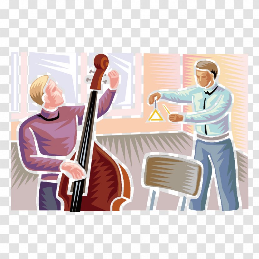 Woodcut Cello Illustration - Public Relations - Pull The Violin Wood Engraving Transparent PNG